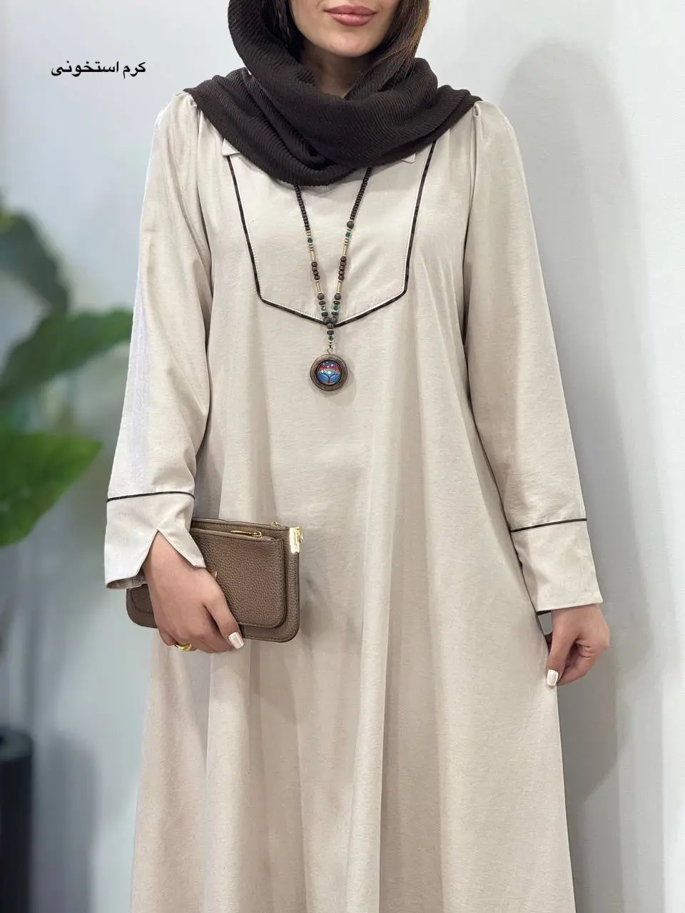 پیراهن مانتویی سیلک پناه